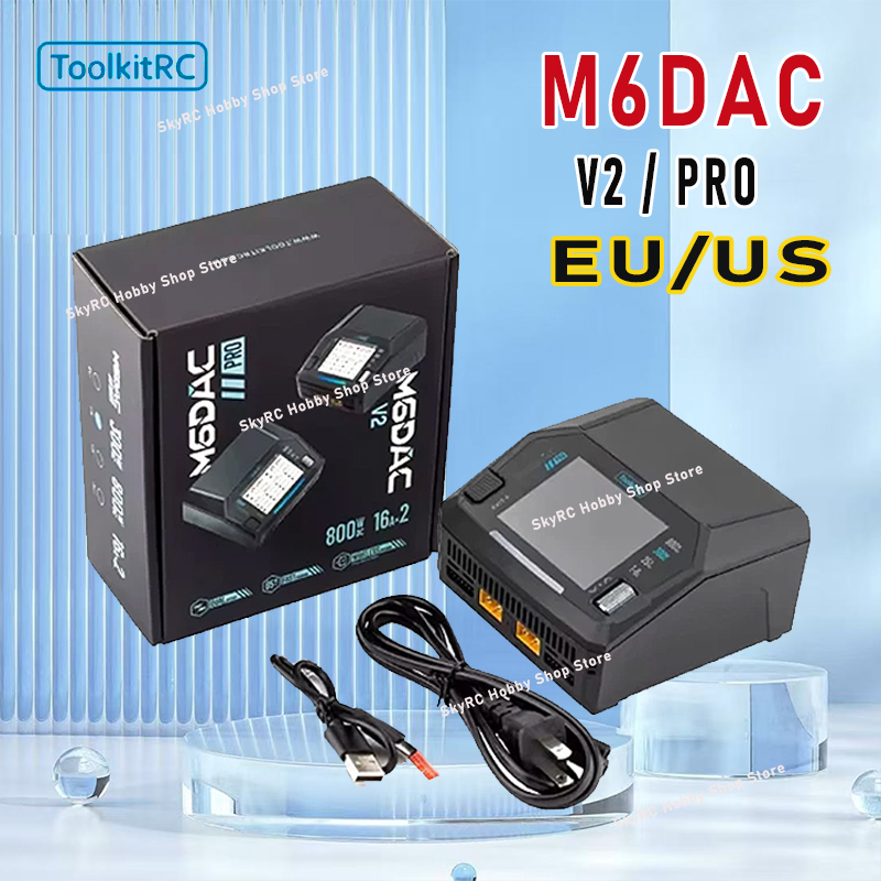 Toolkitrc M6Dac Smart Charger - ToolkitRC M6DAC V2/Pro Çift Kanallı Akıllı