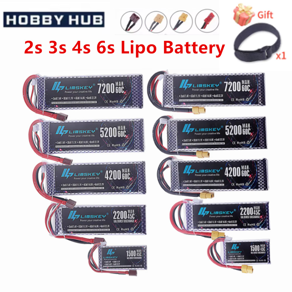 4S Lipo Battery 14.8V 6000Mah - 2S 3S 4S 6S Lipo Pil