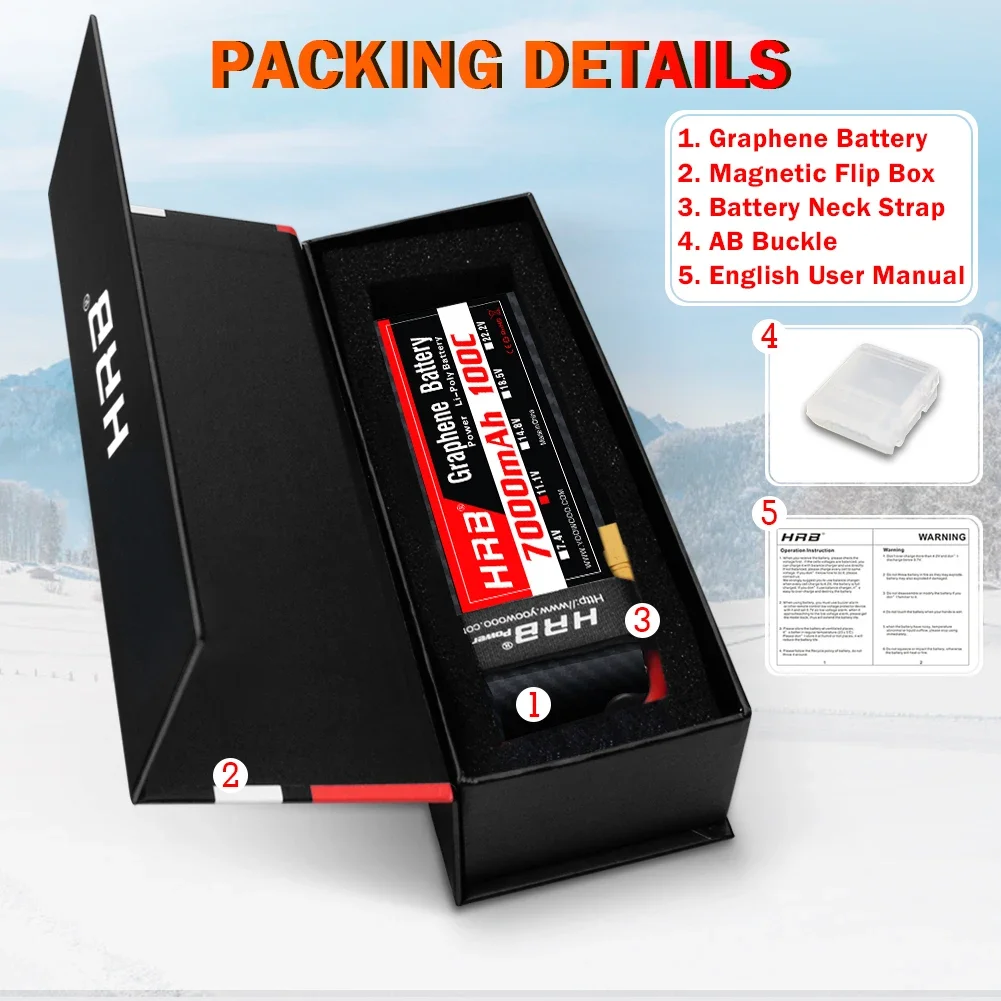 6S Lipo Battery 22.2V 5000Mah - Grafen Pil 2S 3S 4S 6S
