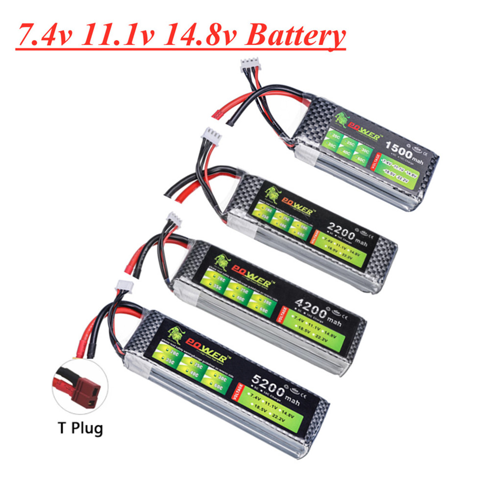 4S Lipo Battery 14.8V 6000Mah - Lipo pil 2S 3S 4S 1500mah