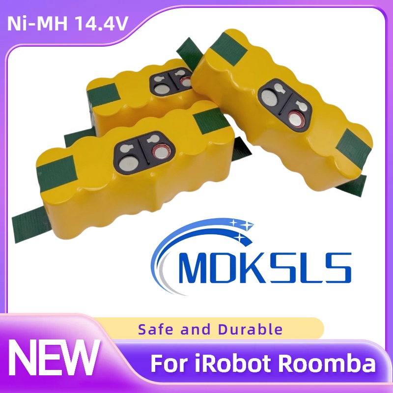 4S Lipo Battery 14.8V 6000Mah - IRobot Roomba için 5000mAh 14.4V Pil,
