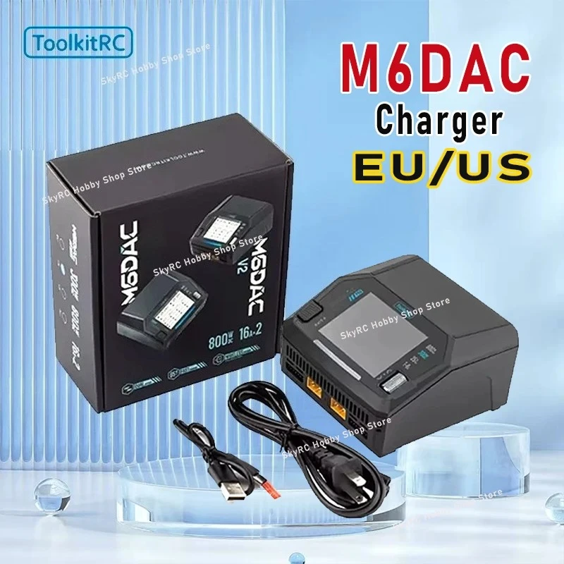 Toolkitrc M6Dac Smart Charger - ToolkitRC M6DAC V2 Çift Kanallı Akıllı