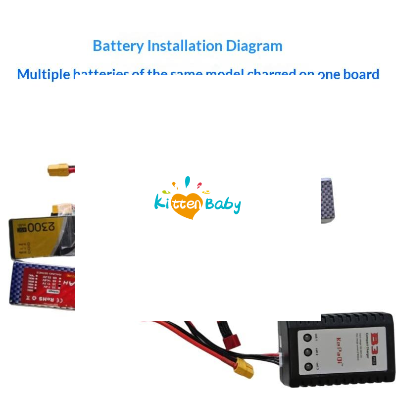 12S Lipo Battery Balancing Board - 1 Set RC Pil Şarj Cihazı