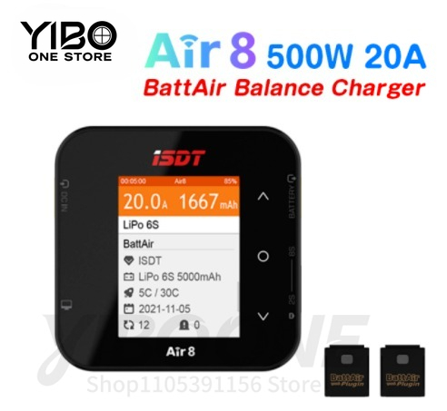 Isdt Air8 8S Lipo Charger - Air8 500W 20A 1-8S Lipo Dengeleme