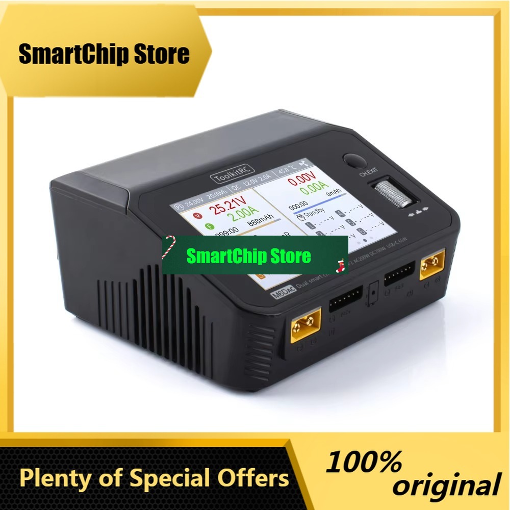 Toolkitrc M6Dac Smart Charger - SmCpToolkitRC M6DAC Çift Kanallı Akıllı Lipo