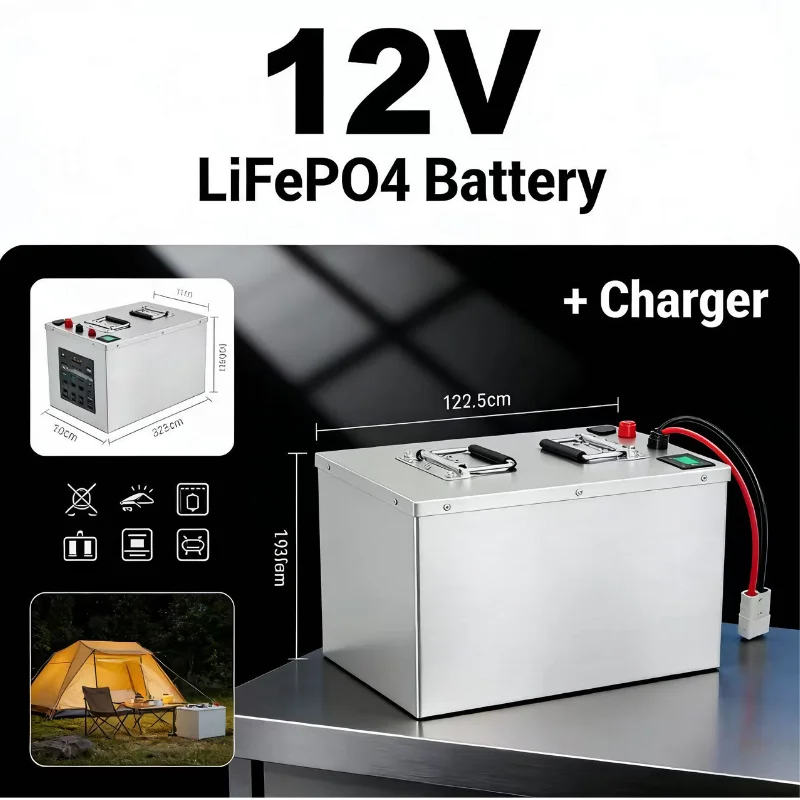 Lifepo4 12V 100Ah Bms Bluetooth - 12V 24V 48V LiFePO4 Pil 100Ah-280Ah