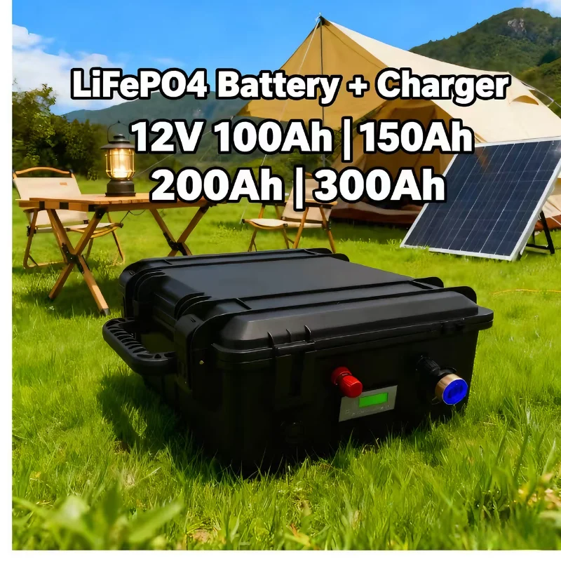 Lifepo4 12V 100Ah Bms Bluetooth - Lifepo4 Lityum Demir Fosfat Pil Paketi