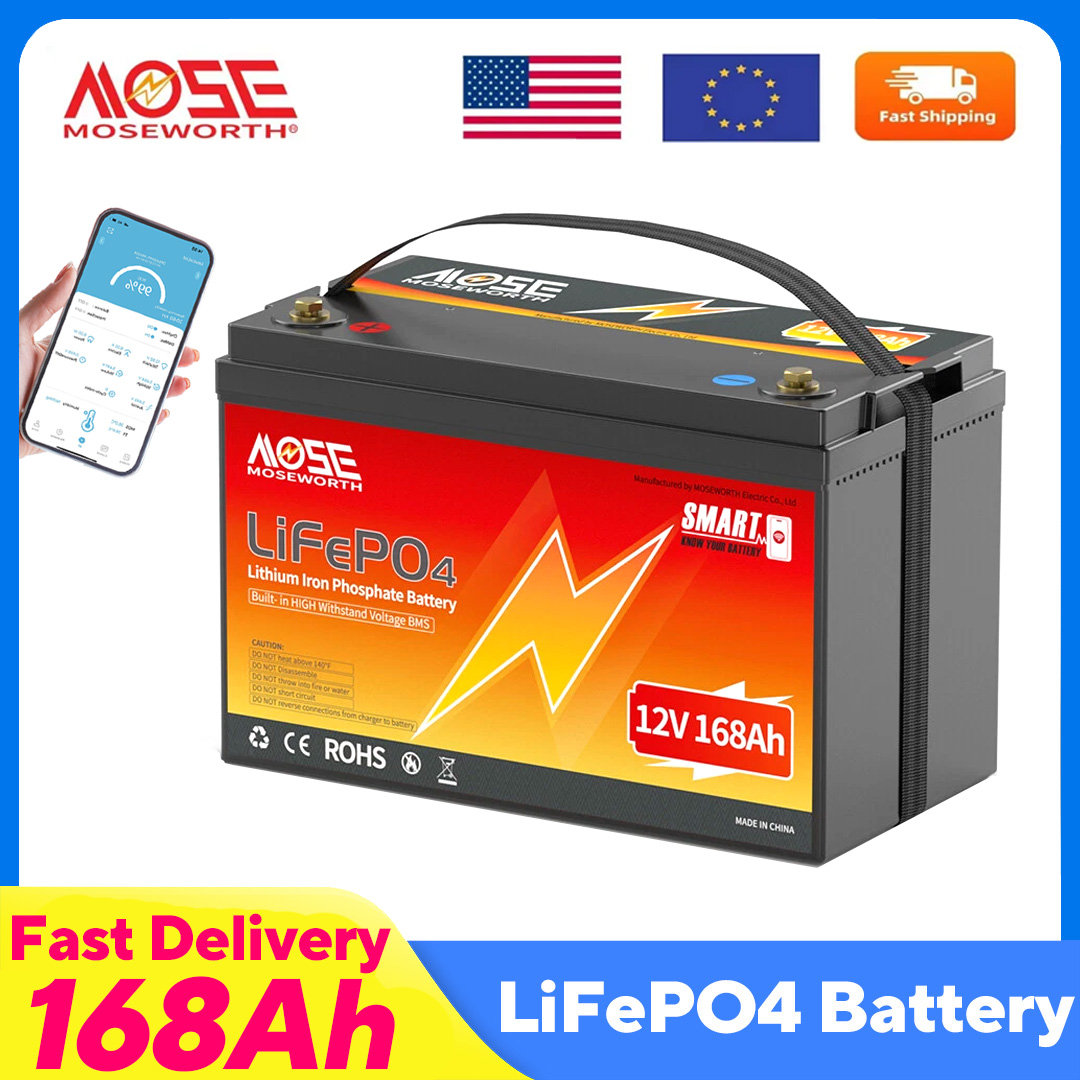 Lifepo4 12V 100Ah Bms Bluetooth - 12V 168Ah Bluetooth LiFePO4 Pil Şarj