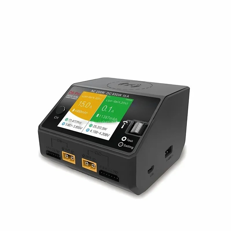 Hota D6 Pro Dual Lipo Charger - Sıcak Fırsat D6 Pro Akıllı Şarj
