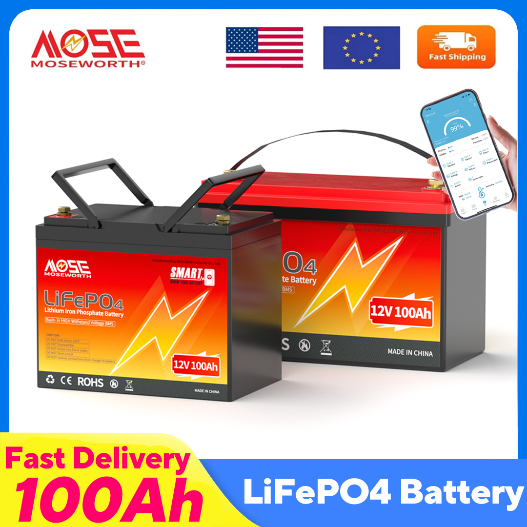MOSEWORTH LiFePO4 12V 100Ah Pi - Lifepo4 12V 100Ah Bms Bluetooth incelemesi ve fiyatı