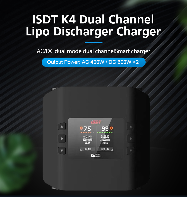 2023 ISDT K4 AC 400W / DC 600W - Isdt K4 Dual Lipo Charger incelemesi ve fiyatı