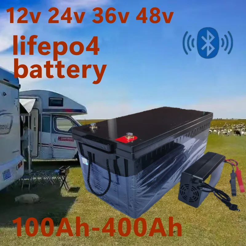 Su geçirmez 12V 200AH 150Ah 10 - Lifepo4 12V 100Ah Bms Bluetooth incelemesi ve fiyatı