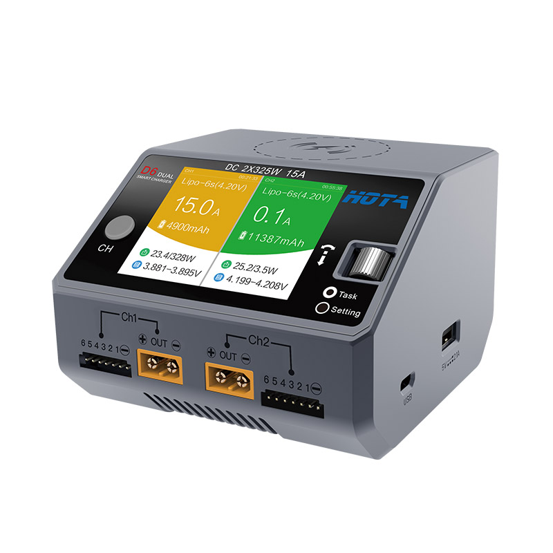HOTA D6 Pro AC 200W / DC 650W  - Hota D6 Pro Dual Lipo Charger incelemesi ve fiyatı