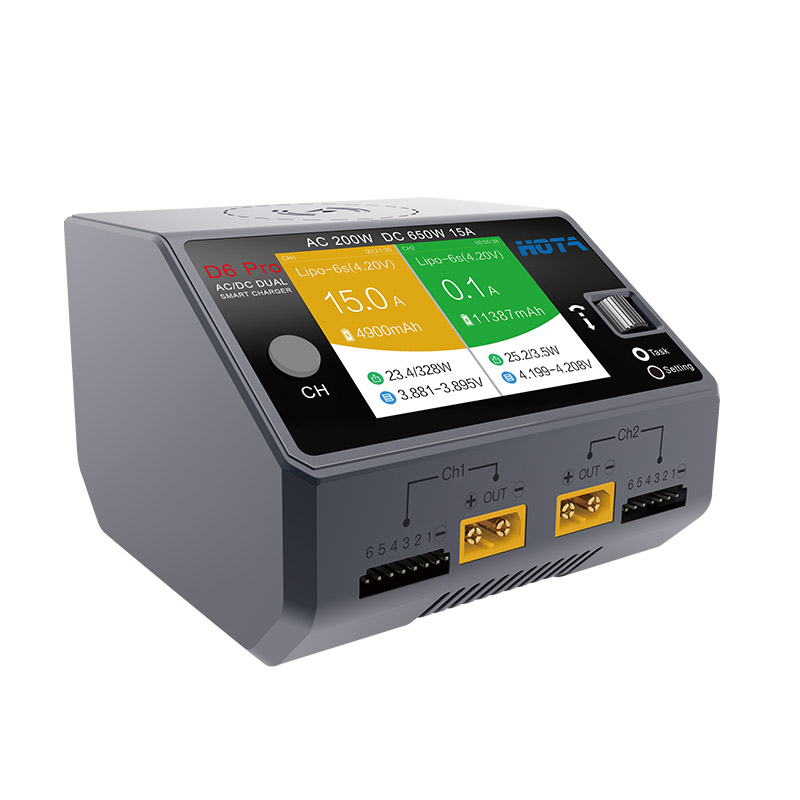 HOTA D6 Pro AC 200W / DC 650W  - Hota D6 Pro Dual Lipo Charger incelemesi ve fiyatı