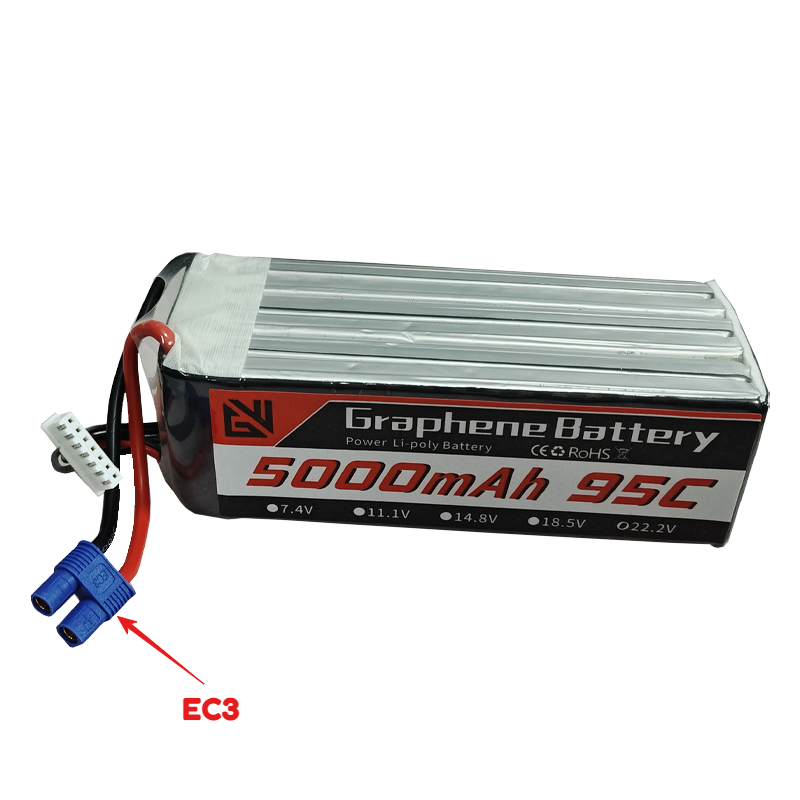 95C Yüksek Kapasiteli 6S 5000m - 6S Lipo Battery 22.2V 5000Mah incelemesi ve fiyatı