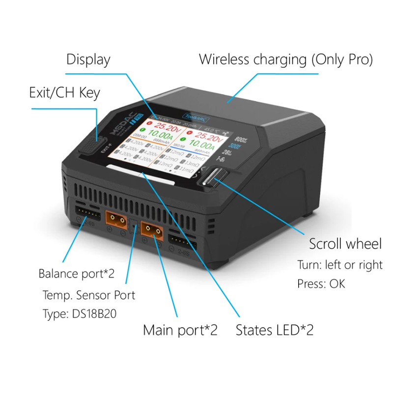 ToolkitRC M6DAC V2 Pro Çift Ka - Toolkitrc M6Dac Smart Charger incelemesi ve fiyatı
