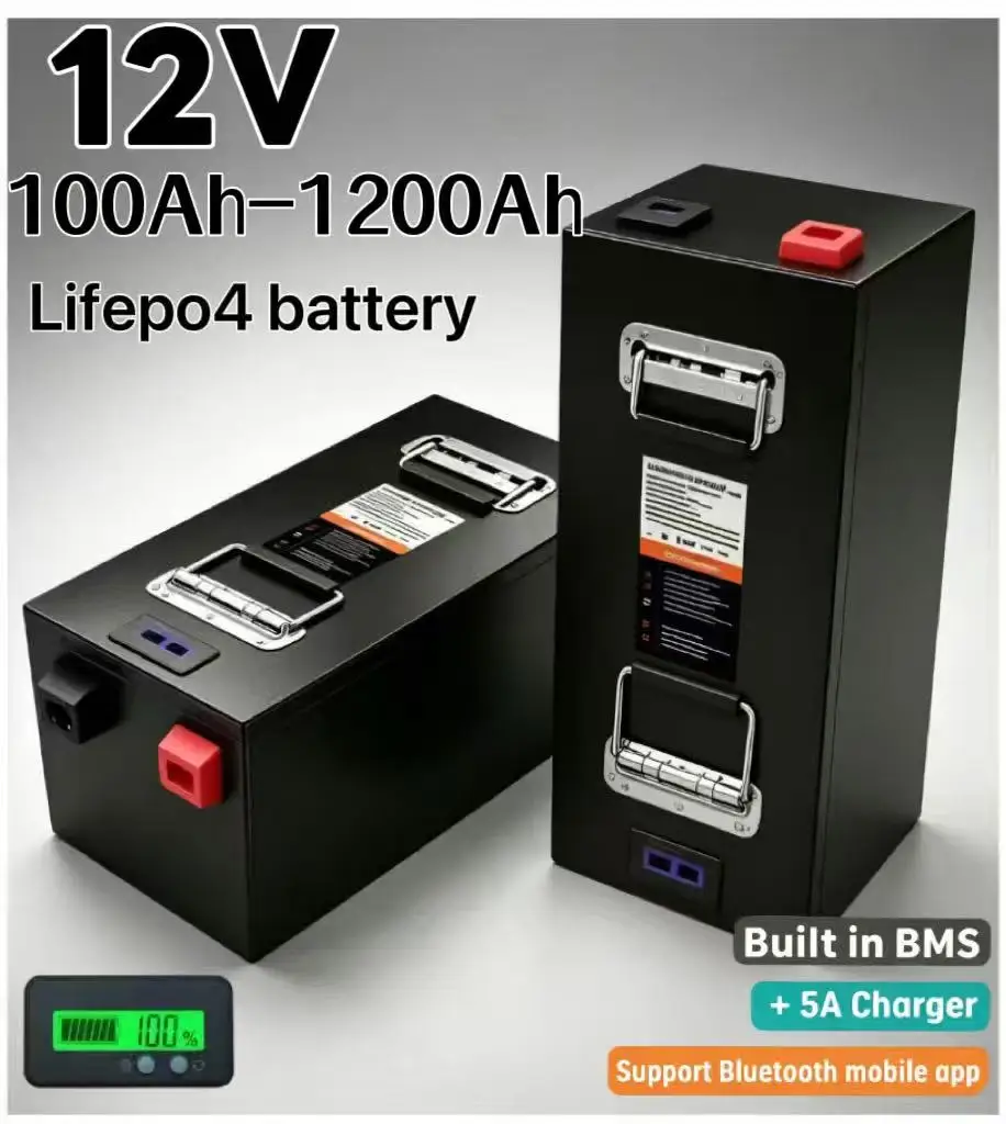 LiFePO4 12V yüksek kapasiteli  - Lifepo4 12V 100Ah Bms Bluetooth incelemesi ve fiyatı