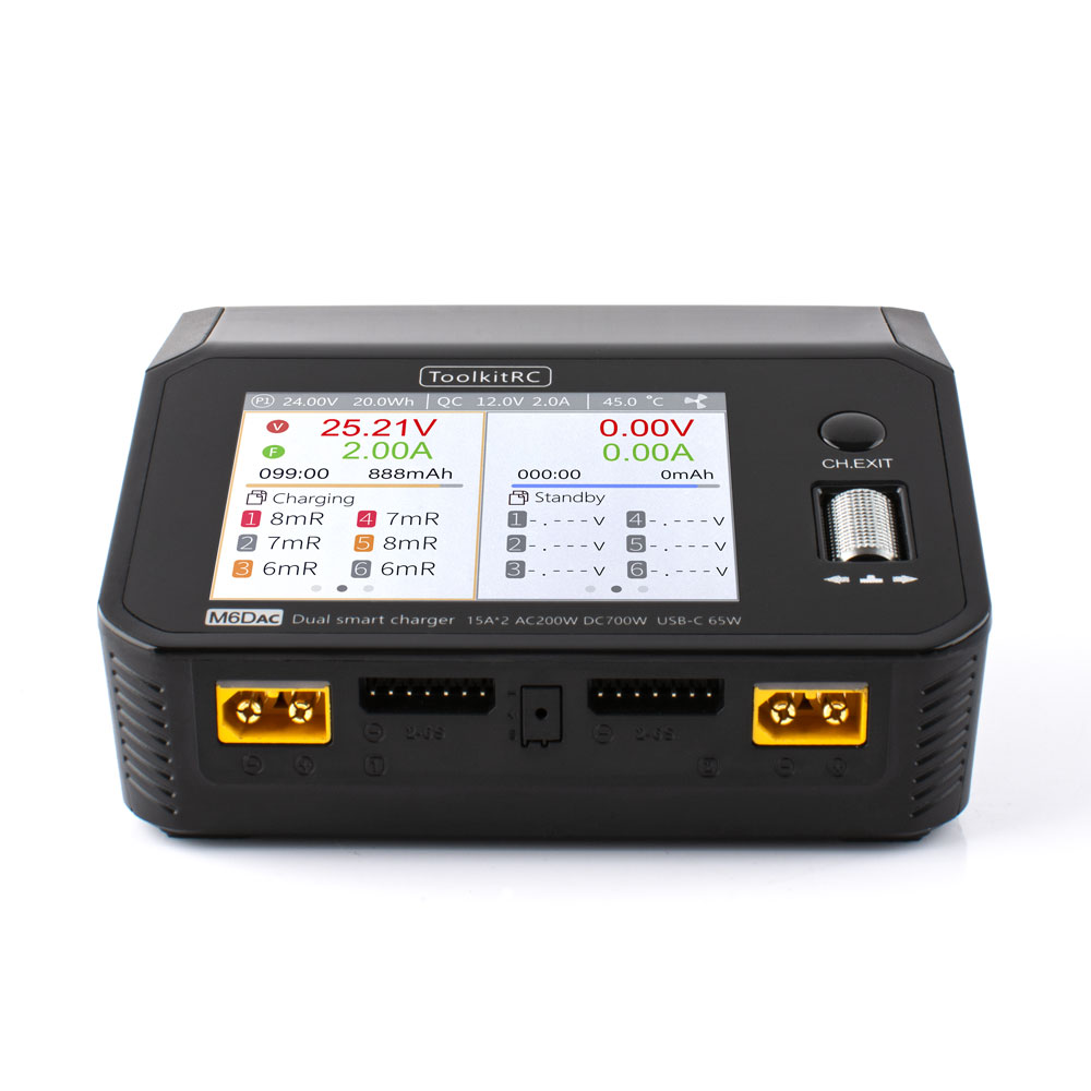 ToolkitRC M6DAC AC 200W DC 700 - Toolkitrc M6Dac Smart Charger incelemesi ve fiyatı