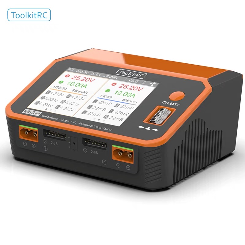 ToolkitRC M6DAC 350W X 2 USB-C - Toolkitrc M6Dac Smart Charger incelemesi ve fiyatı
