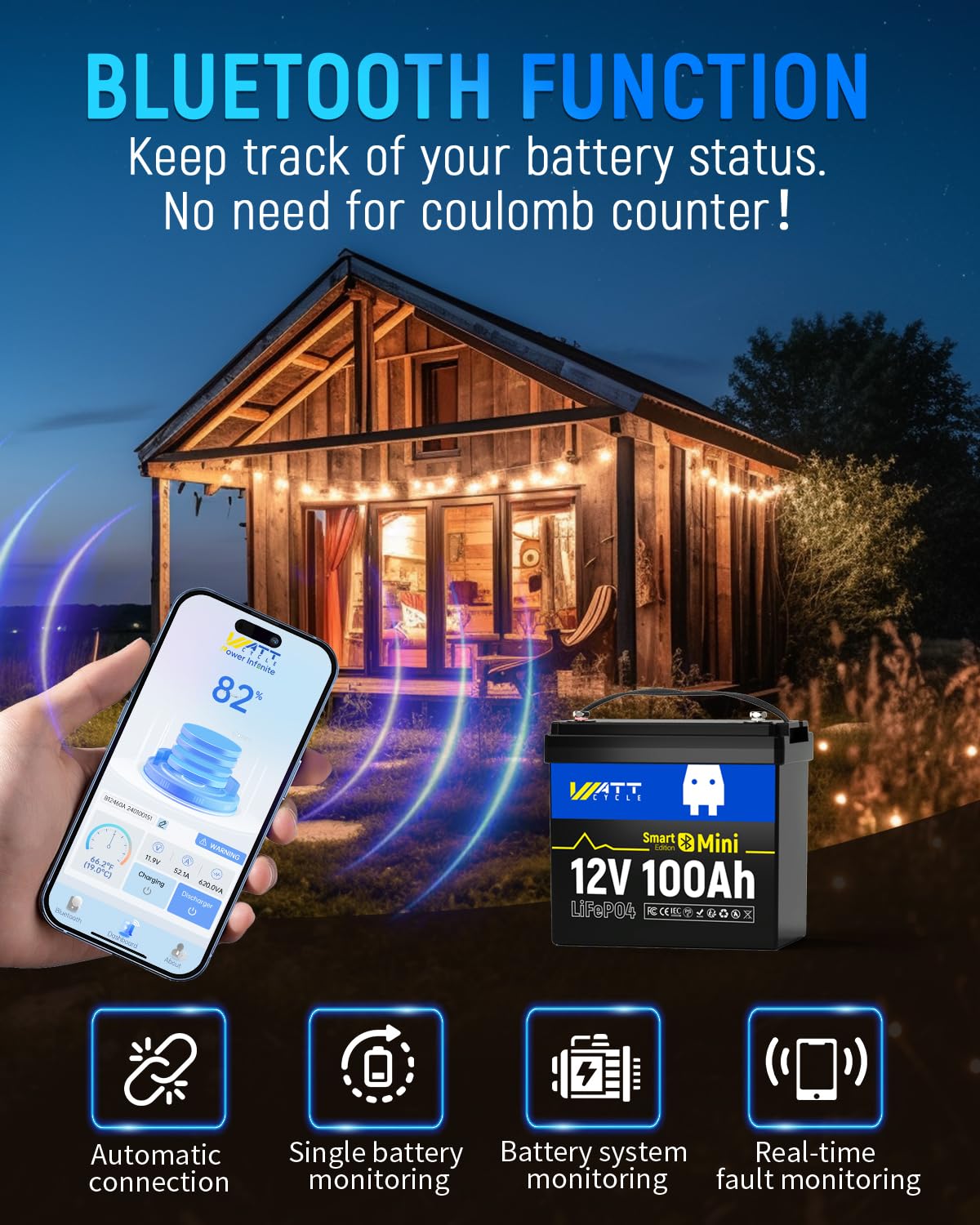 12V 100Ah Mini LiFePO4 Batarya - Lifepo4 12V 100Ah Bms Bluetooth incelemesi ve fiyatı
