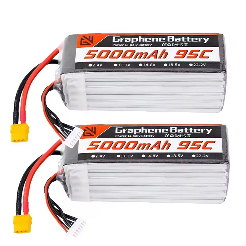 Lipo Pil 6 S 5000 mAh XT60 XT9 - 6S Lipo Battery 22.2V 5000Mah incelemesi ve fiyatı
