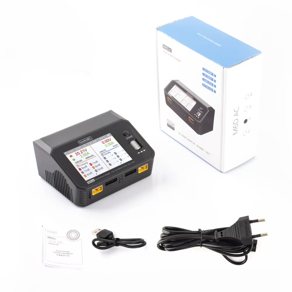 SmCpToolkitRC M6DAC Çift Kanal - Toolkitrc M6Dac Smart Charger incelemesi ve fiyatı