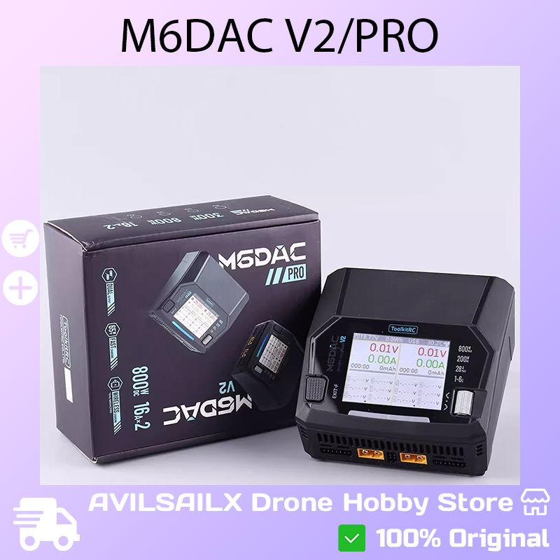 ToolkitRC M6DAC V2 / Pro Çift  - Toolkitrc M6Dac Smart Charger incelemesi ve fiyatı