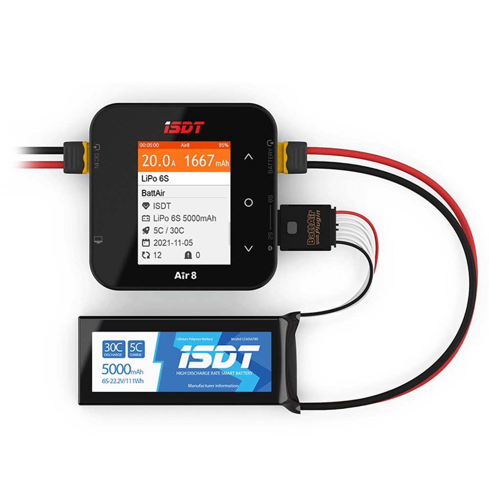 ISDT Air8 DC 500W Akıllı Balan - Isdt Air8 8S Lipo Charger incelemesi ve fiyatı