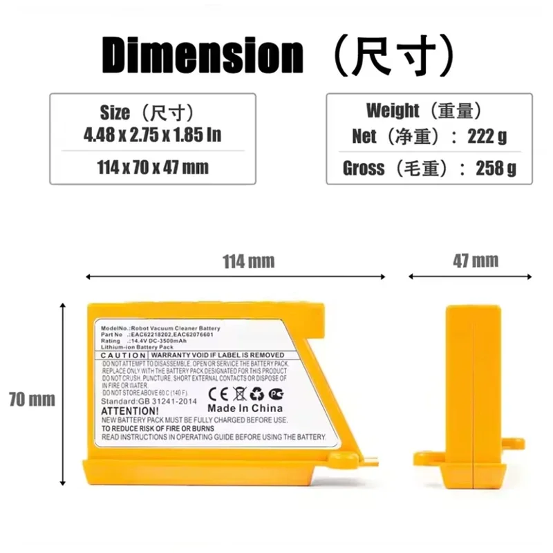 5000mAh Pil Yükseltme Değiştir - 4S Lipo Battery 14.8V 6000Mah incelemesi ve fiyatı