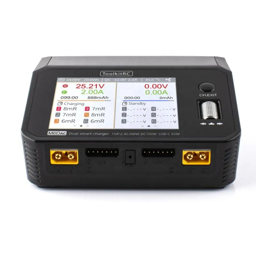ToolkitRC M6DAC AC 200W DC 700 - Toolkitrc M6Dac Smart Charger incelemesi ve fiyatı