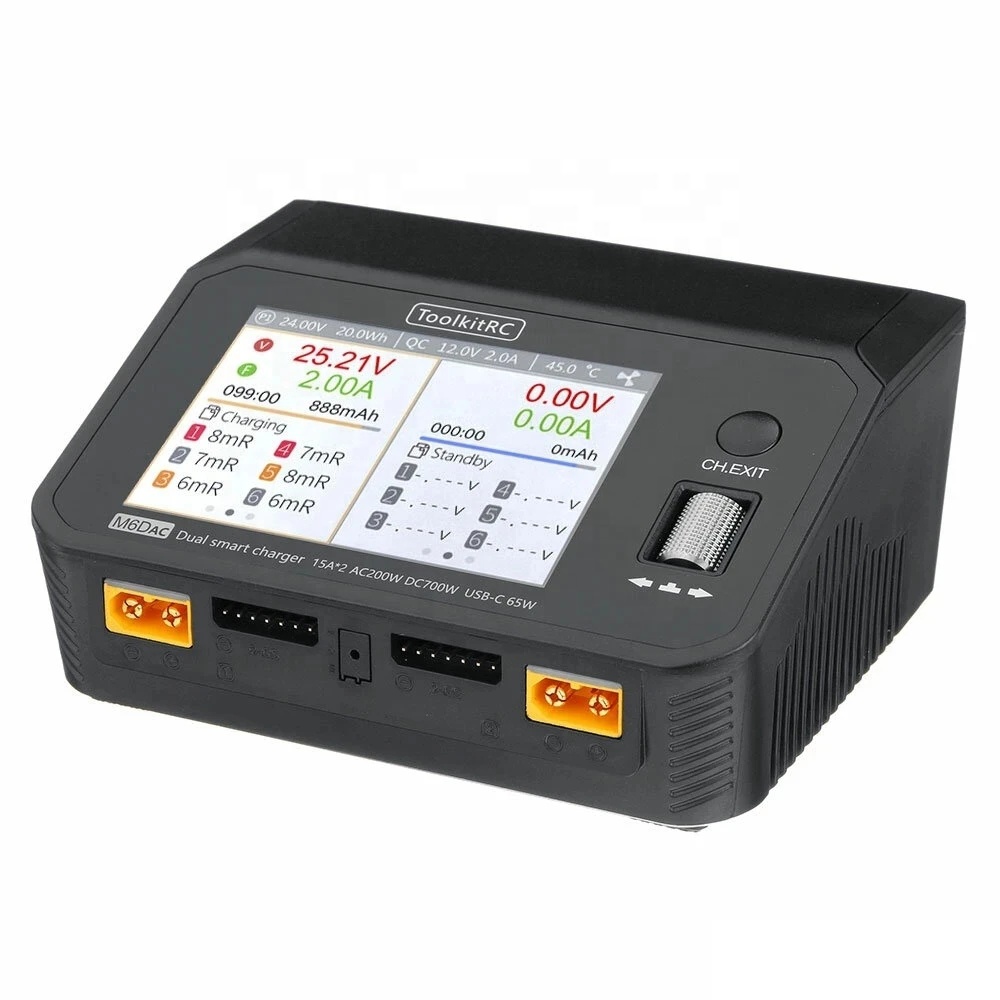 ToolkitRC M6DAC AC 200W DC 700 - Toolkitrc M6Dac Smart Charger incelemesi ve fiyatı