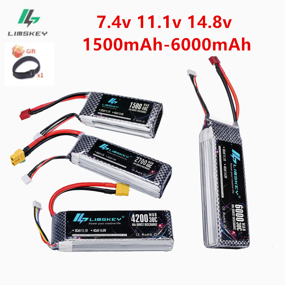 2S 3S 4S Lipo Pil 7.4V 11.1V 1 - 4S Lipo Battery 14.8V 6000Mah incelemesi ve fiyatı