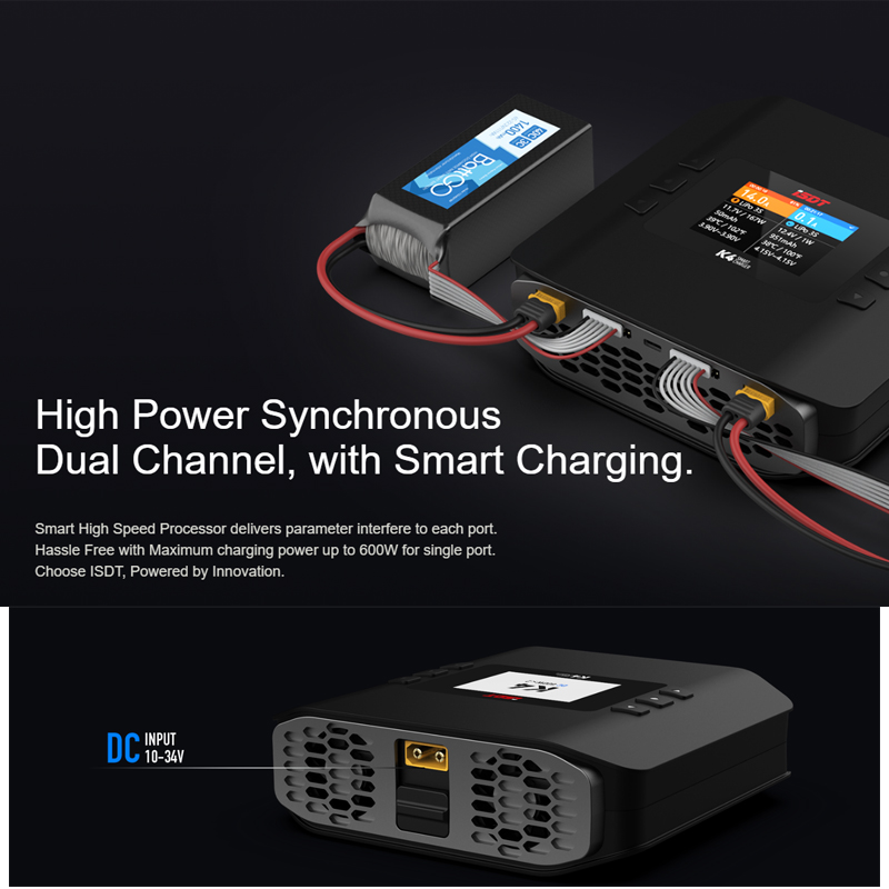 ISDT K4 1 ~ 8S Lityum Pil Akıl - Isdt K4 Dual Lipo Charger incelemesi ve fiyatı