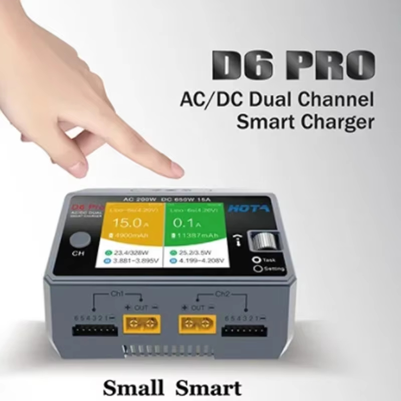 HOTA D6 Pro 200W AC 650W DC Çi - Hota D6 Pro Dual Lipo Charger incelemesi ve fiyatı