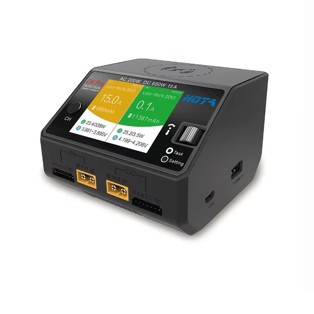 HOTA D6 Pro 200W AC 650W DC Çi - Hota D6 Pro Dual Lipo Charger incelemesi ve fiyatı