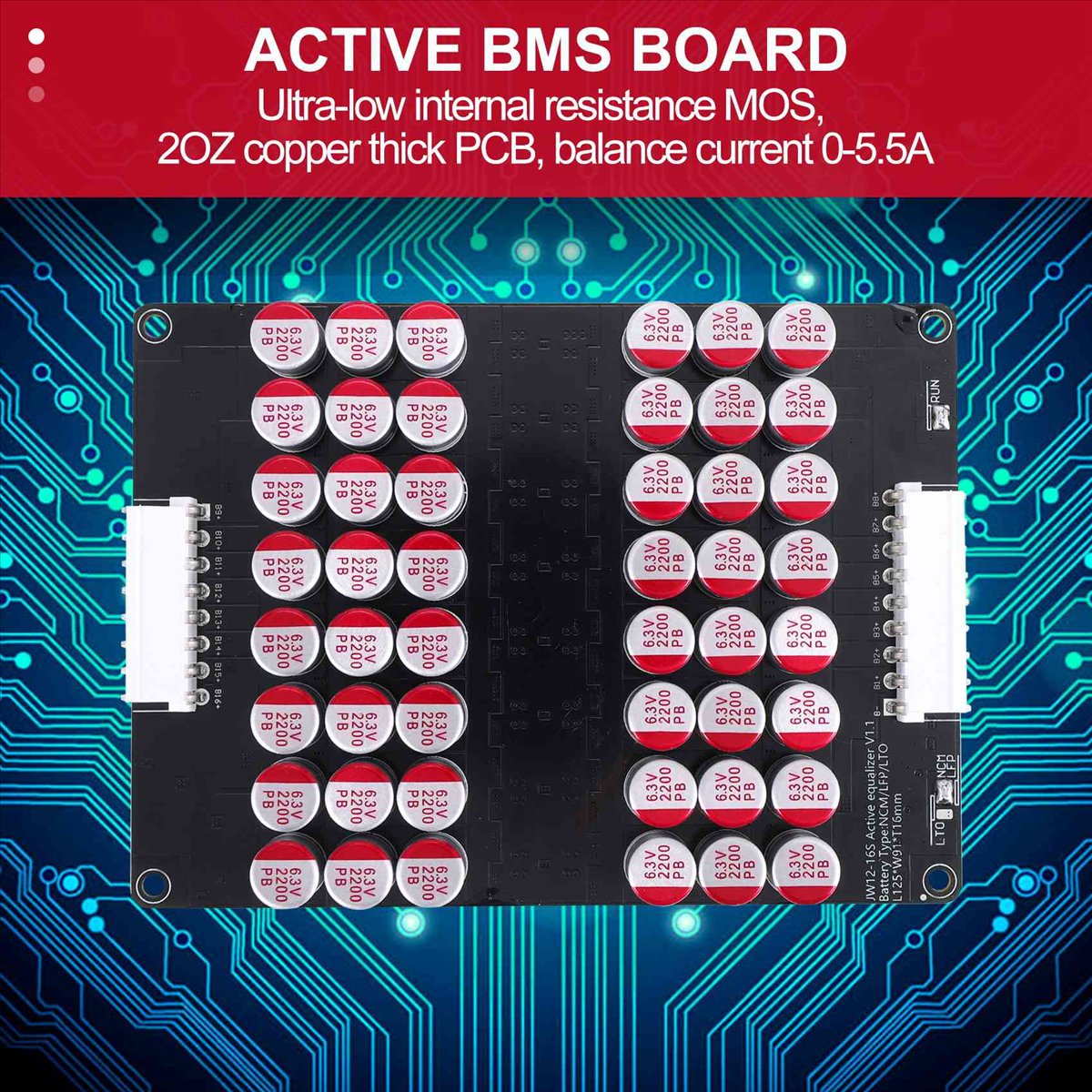 *TEK GÜN 12S 13S 14S 15S 16S A - 12S Lipo Battery Balancing Board incelemesi ve fiyatı