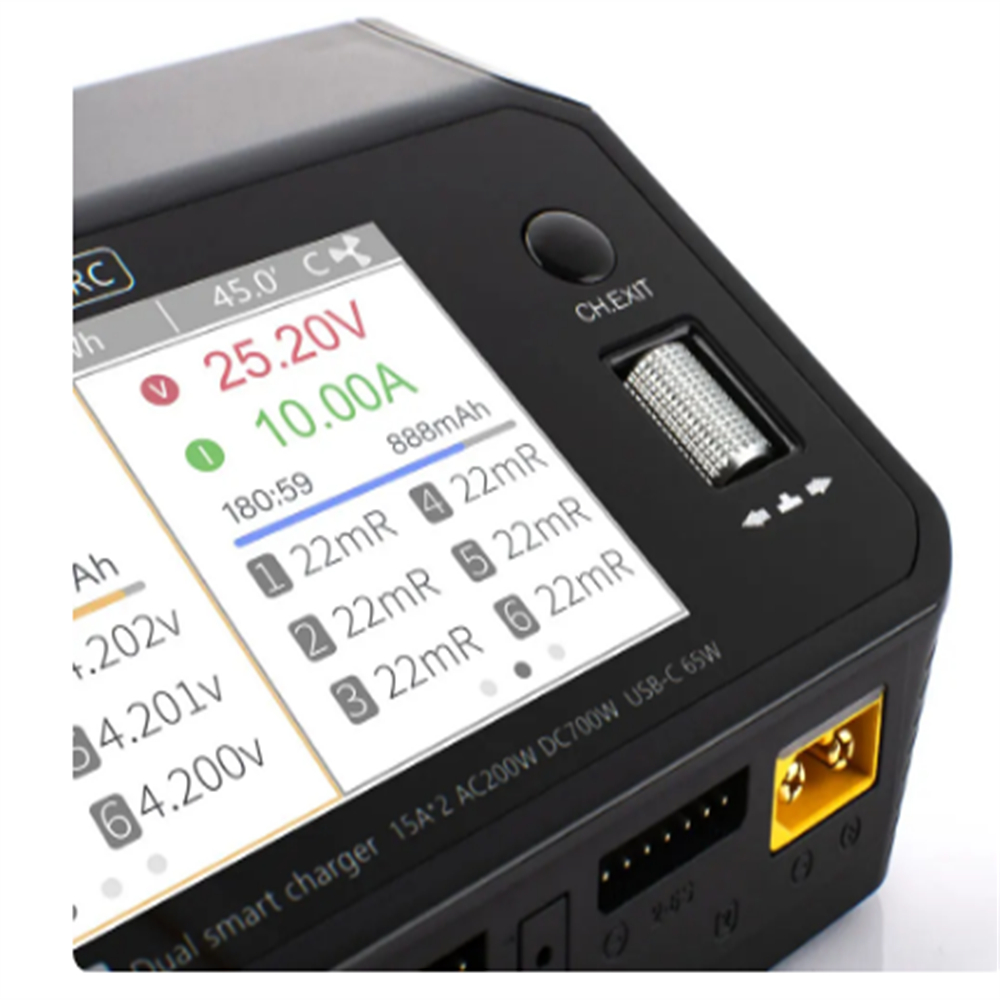 ToolkitRC M6DAC 350W x 2 USB-C - Toolkitrc M6Dac Smart Charger incelemesi ve fiyatı